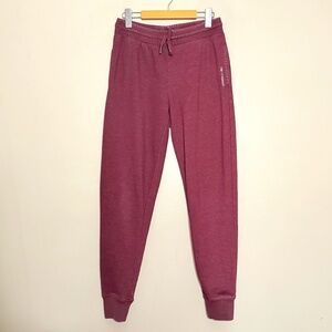O'Neill Ultra Soft Heather Red Slim Cut Sweatpants Cuffed Ankles
